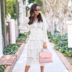 🌼🆕 STYLEWE POLKA DOTTED MIDI DRESS